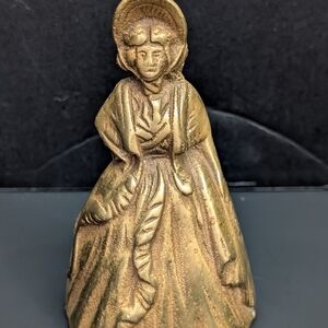 Antique Gold-Toned Figurine